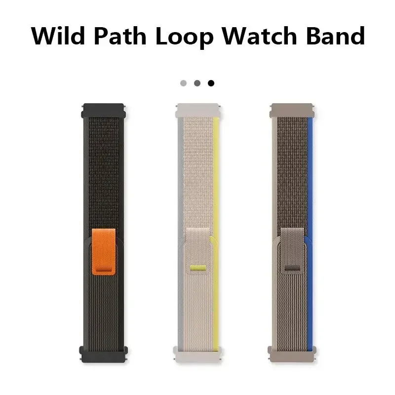 20/22mm Band For Samsung Galaxy Watch 4 6 40mm 44mm 6 Classic 43mm 47mm 5 Pro 45mm Nylon Coorea Bracelet HUAWEI Watch GT 2 Strap image 5
