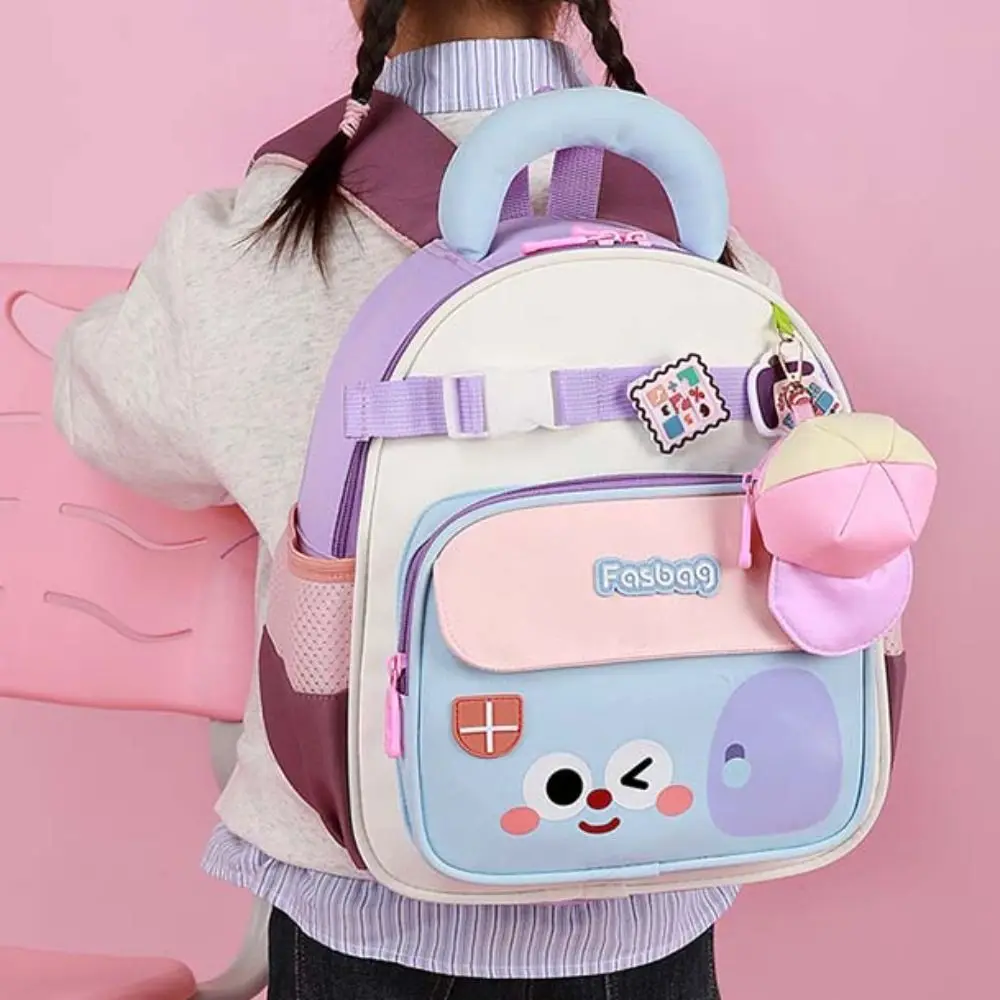 Cartoon Kindergarten Backpacks Widen Straps Alleviate Burden School Bag Lightweight Wear-resisting Toddler Backpack