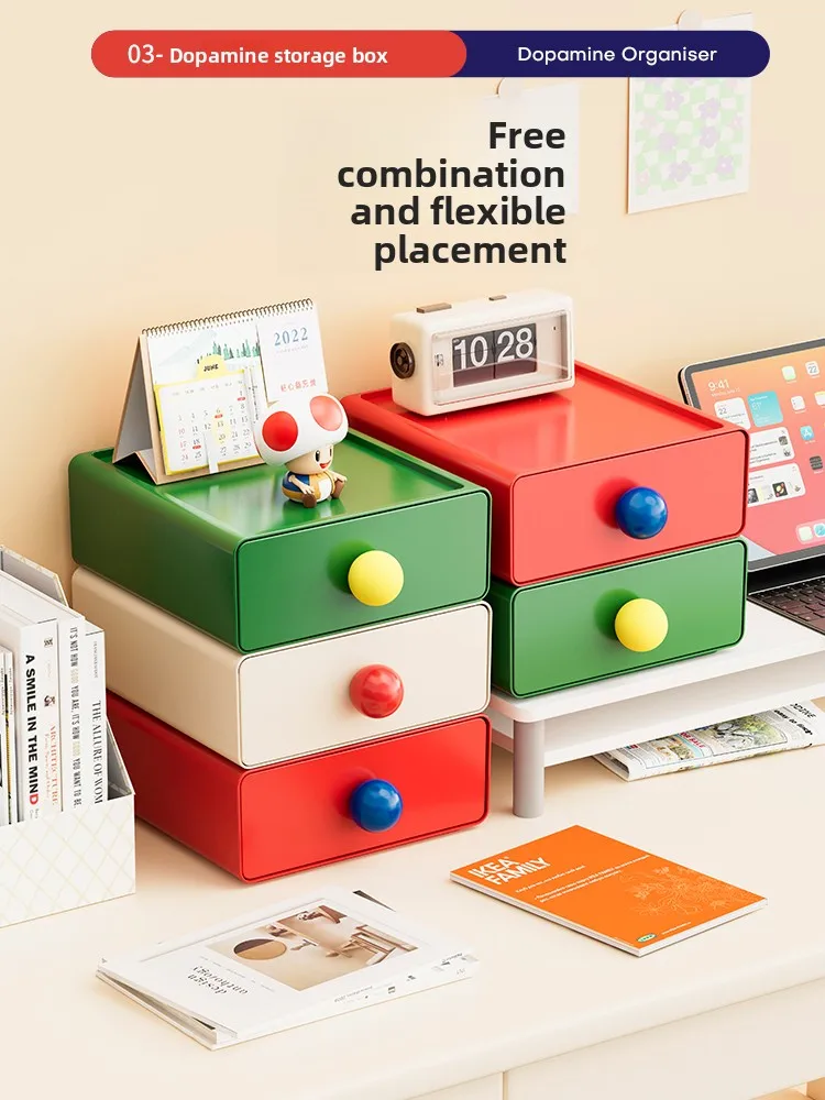 

Настольный органайзер Dopne: коробка для хранения мелочей на рабочем столе, для офиса, общежития, для студентов, маленький, элегантный