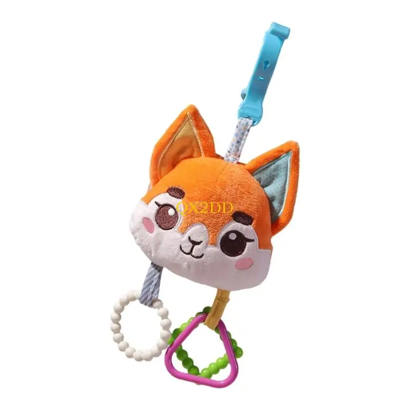 QX2D – hochet en peluche douce pour berceau, jouet Mobile pour nouveau-nés, développement visuel sensoriel, pendentif avec
