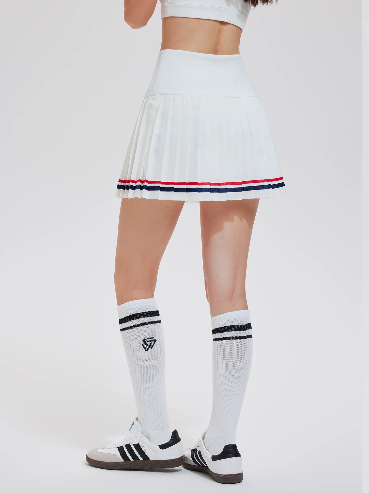 Women's High Waist Sports Short Skirt Fitness Yoga Running Tennis Golf Wear Double Lyaer Summer Tennis Mini Skirts With Pocket