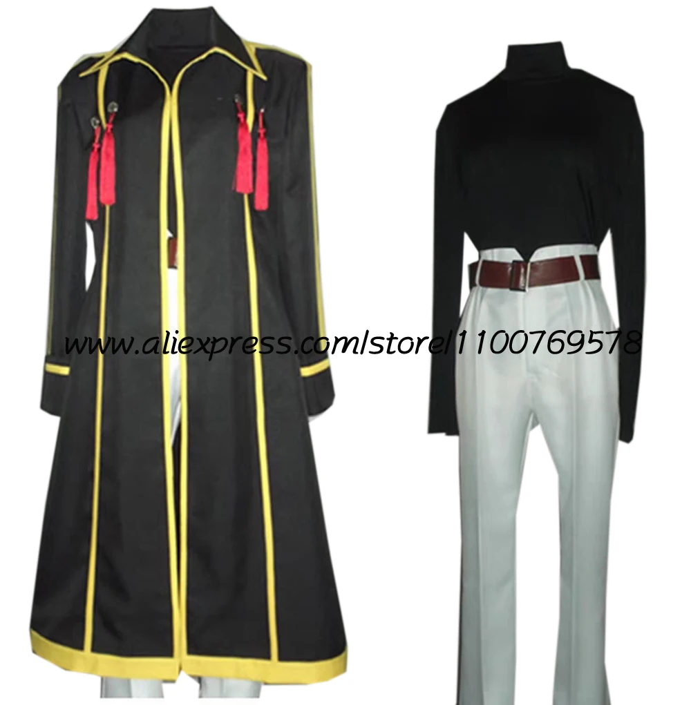 Custom size Anime Jellal Fernandes Uniform Costume Cosplay Man  Full Set