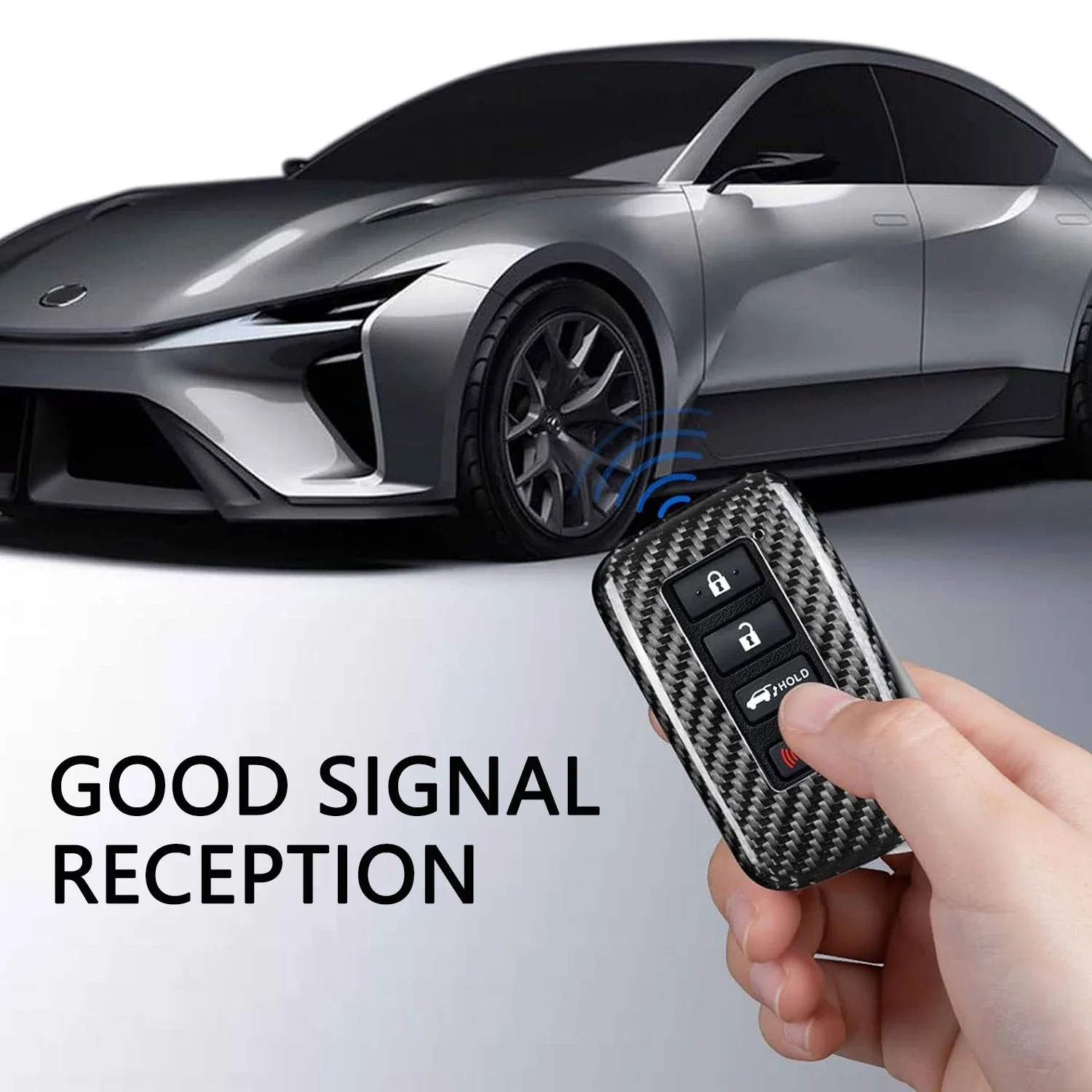 Lexus用カーボンファイバーキーフォブカバー,スマートカーハウジング,ケースプロテクター,es200,es250,es260,es300h,es350,ux200,ux250h,ux260