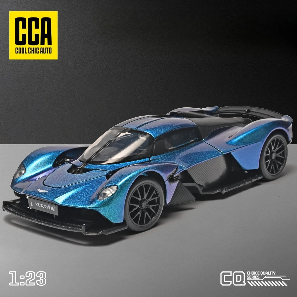 

Масштабная модель суперкара Valkyrie 1:23 из металлического сплава, литая под давлением, для декора дома и компьютерного стола, подарок