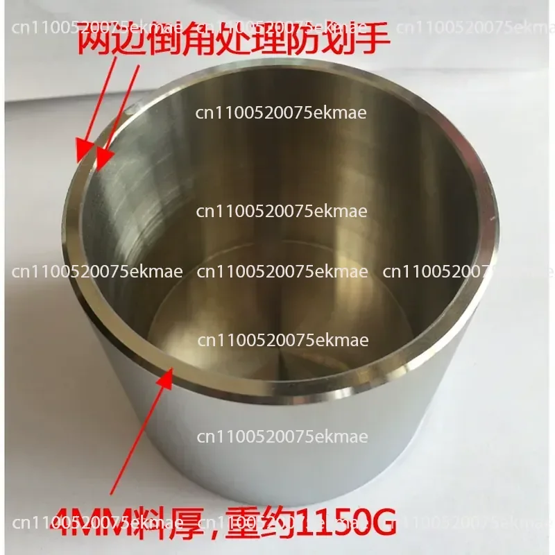 Height with Lid 13CM Solid Thickened 304 Stainless Steel Storage Pen Holder Creative Fashion Metal Office Sealed Jar