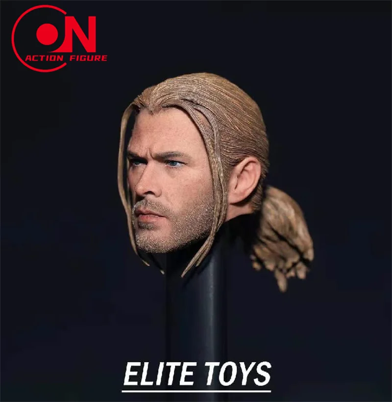 ELITE TOYS 1/6 Chris Hemsworth Braid Hair Head Sculpt Carving Model Fit 12 ''Male Soldier Action Figure bambole del corpo