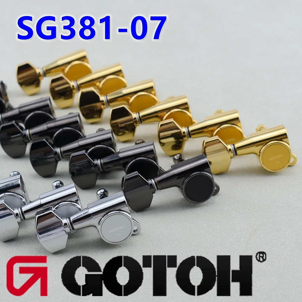 1 Set 6 Strings  Original Genuine GOTOH SG381-07 Guitar Machine Heads Tuners-  JP(Origin)