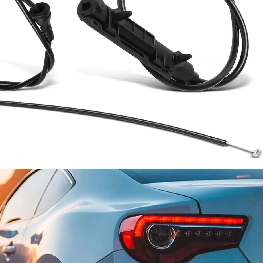 3Pcs Car Front Rear And Center Hood Latch Release Cable For BMW E46 51238208442