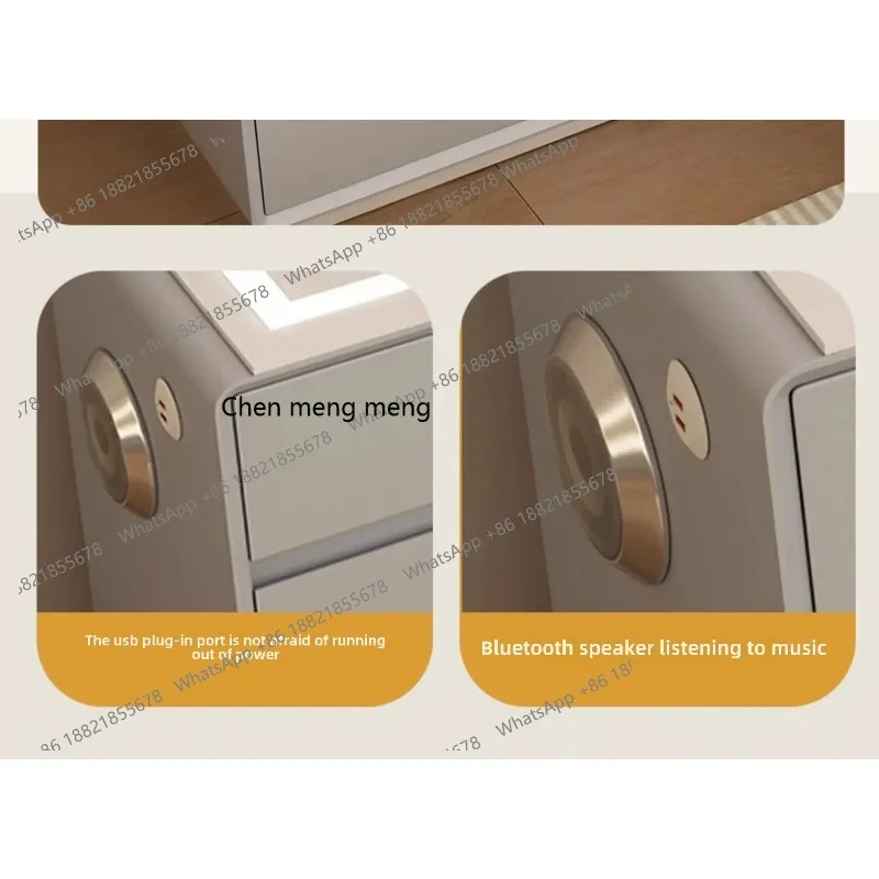 E136 Mesa de tocador blanca para joyas, organizador de estudio esquinero, esenciales para dormitorio universitario, estante para tocador, cómoda para dormitorio, muebles para el hogar