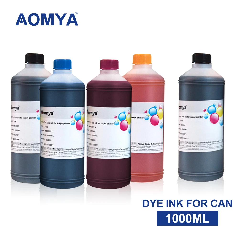 

1000ML Dye Ink For Canon PFI 102 120 320 703 707 107 Refill For TM-200 TM200 TM-205 TM-300 TM-305 TM300 iPF 830 840 850 Printer