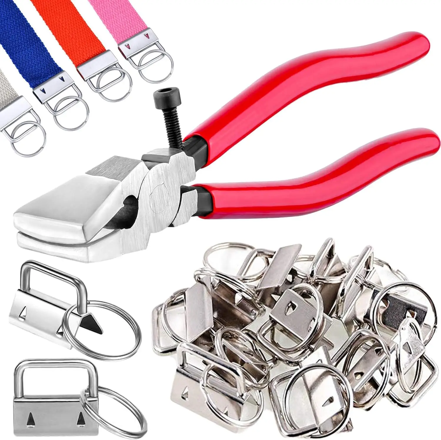 

Key Fob Hardware Kit with Installation Pliers for Car Remote
