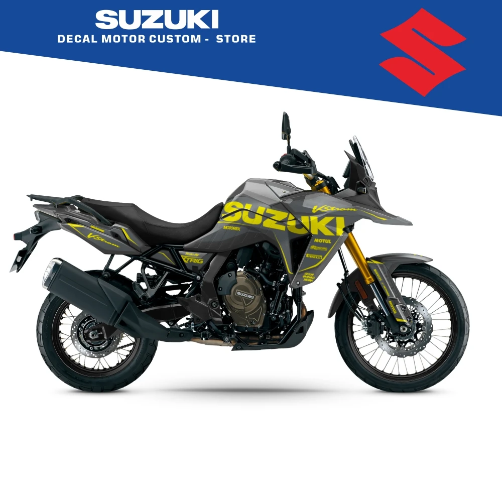 

Для Suzuki V-STORM DL 800 DE RE 2023-2026 наклейка на обтекатель кузова мотоцикла, защитная наклейка для уличного велосипеда, графический комплект 600029-04