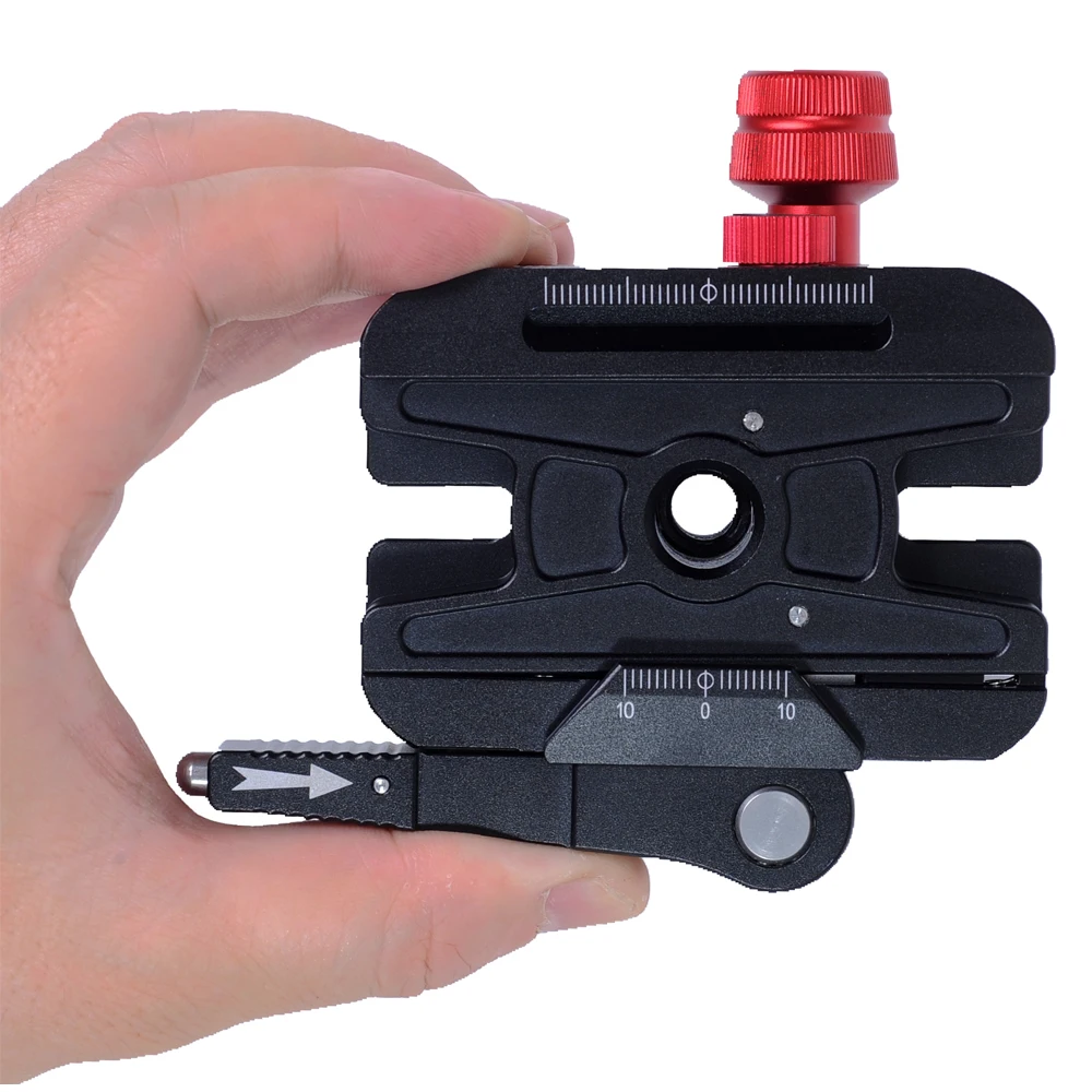 iShoot 360 ° หมุน Lever Release Clamp สําหรับ Manfrotto 200PL/410PL Arca-Swiss RRS ARCA Manfrotto GITZO ขาตั้งกล้อง IS-QJ85BK