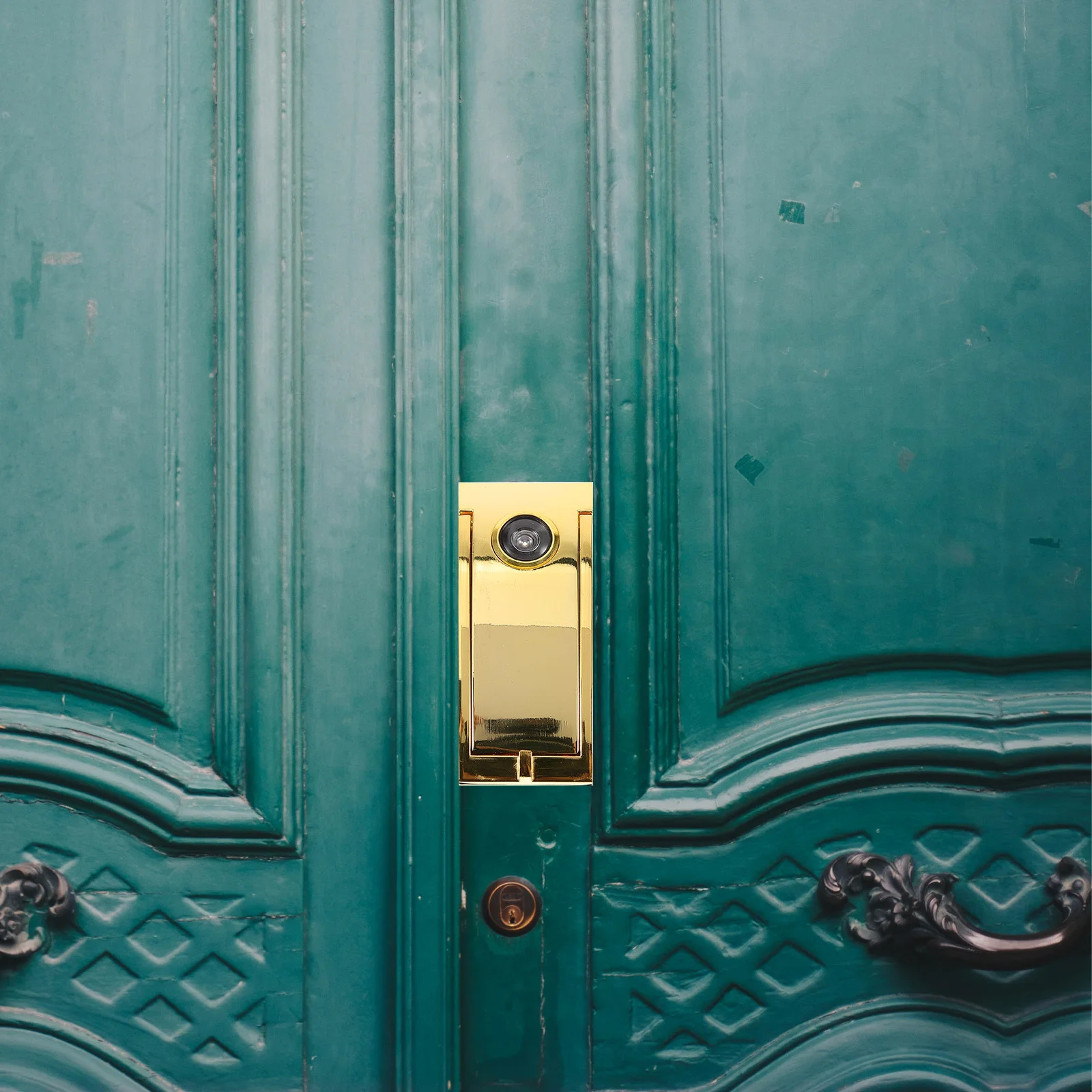 مطرقة سبائك الزنك مع ثقب الباب الحديث الأمن الباب الأمامي تدق الثقيلة عارض الباب استبدال للمنزل فندق المرآب