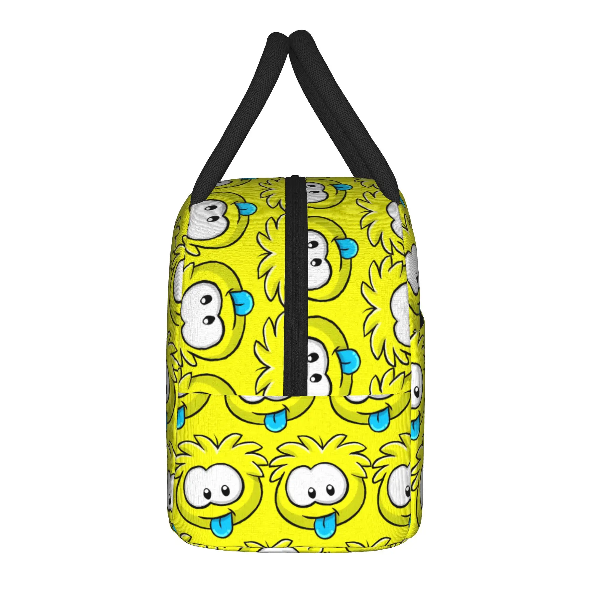 Club Penguin Yellow Puffle Insulated Lunch Bags Leakproof  Reusable Thermal Bag Tote Lunch Box Beach  Picnic Food Bag