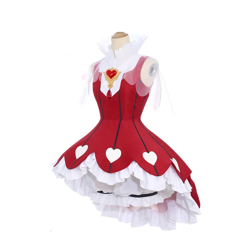 

Sakura Clear Card Cosplay Card Captor Sakura OP2 Heart of Rose Gamble suit cosplay costume dress