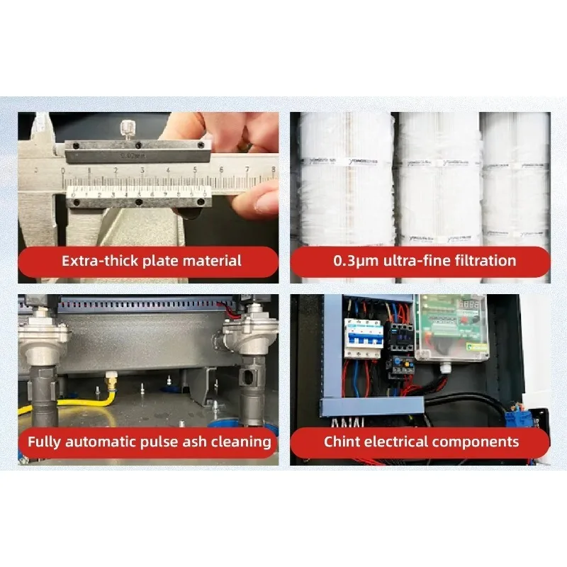 Activated Carbon Multi-Station Smoke Purification System