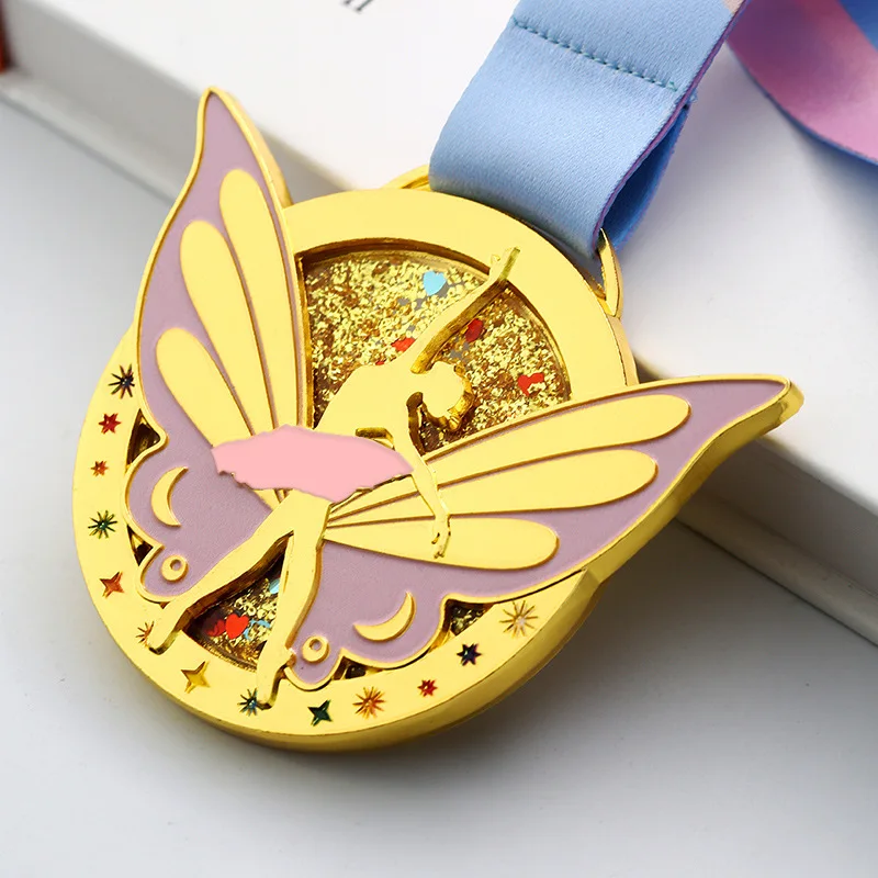 Custom Medal for Little Dancer Children Kindergarten School Competition Group Honor High-end Creative Souvenir