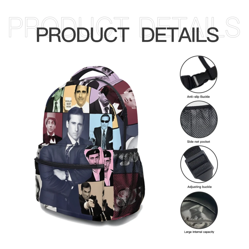 Michael Scott - The Eras Tour New  Fashion High Capacity Waterproof College Backpack Trendy Laptop Travel Book Bag  ﻿ ﻿