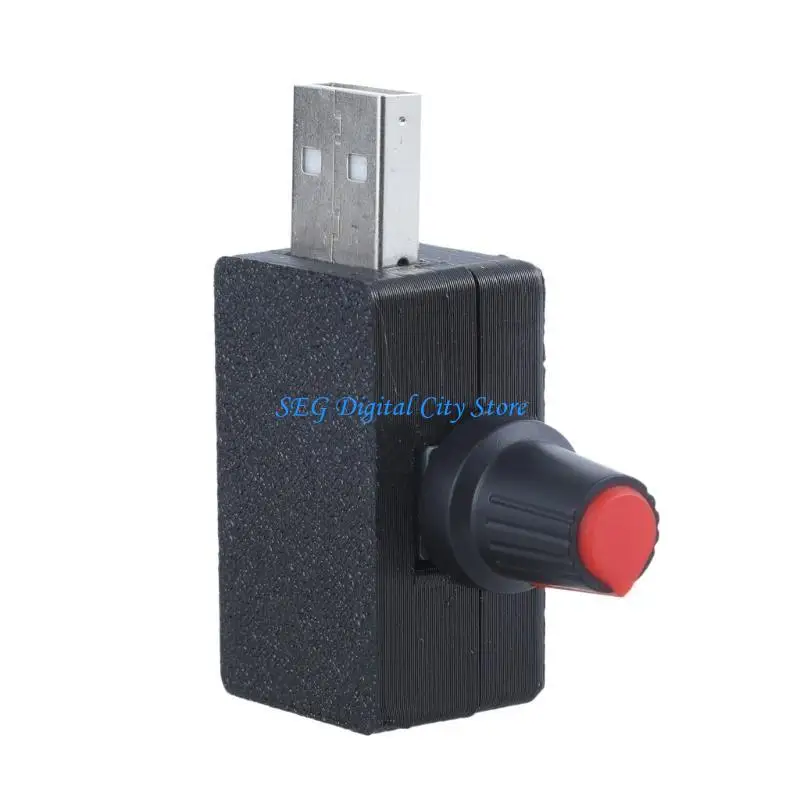 U75b 5V Módulo controle velocidade do ventilador USB, módulo velocidade comutação ajuste ajuste ponta