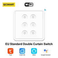 Tuya Smart Life WiFi Blinds Curtain Rolling Shutter Double Switch with Percentage Control Support Google Home Alexa  DIY