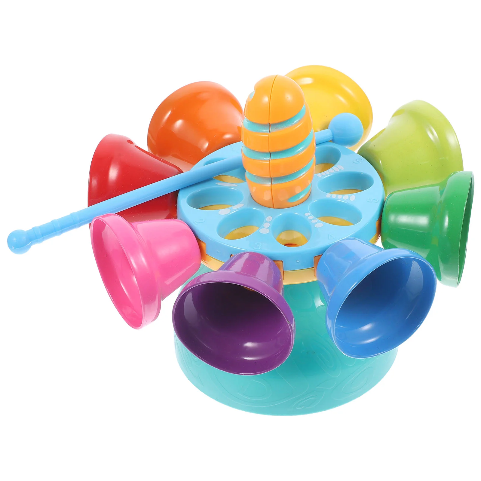 Rotating Bell Instrument Kid Percussion Toy Preschool Kids Music Toys for Babies