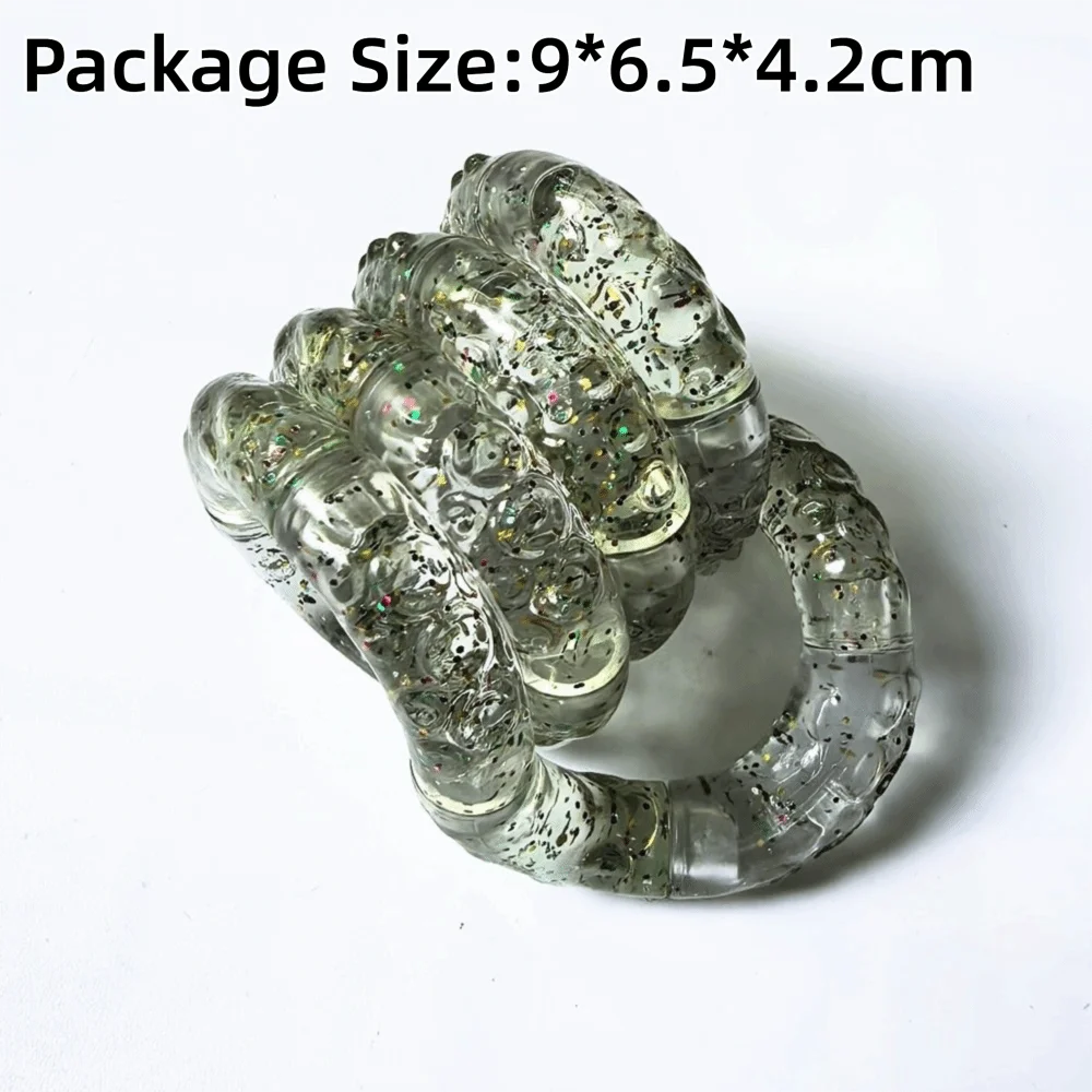 Novo sensorial fidget foco brinquedo colorido squeeze deformação alívio do estresse brinquedo educacional torção foco treinamento