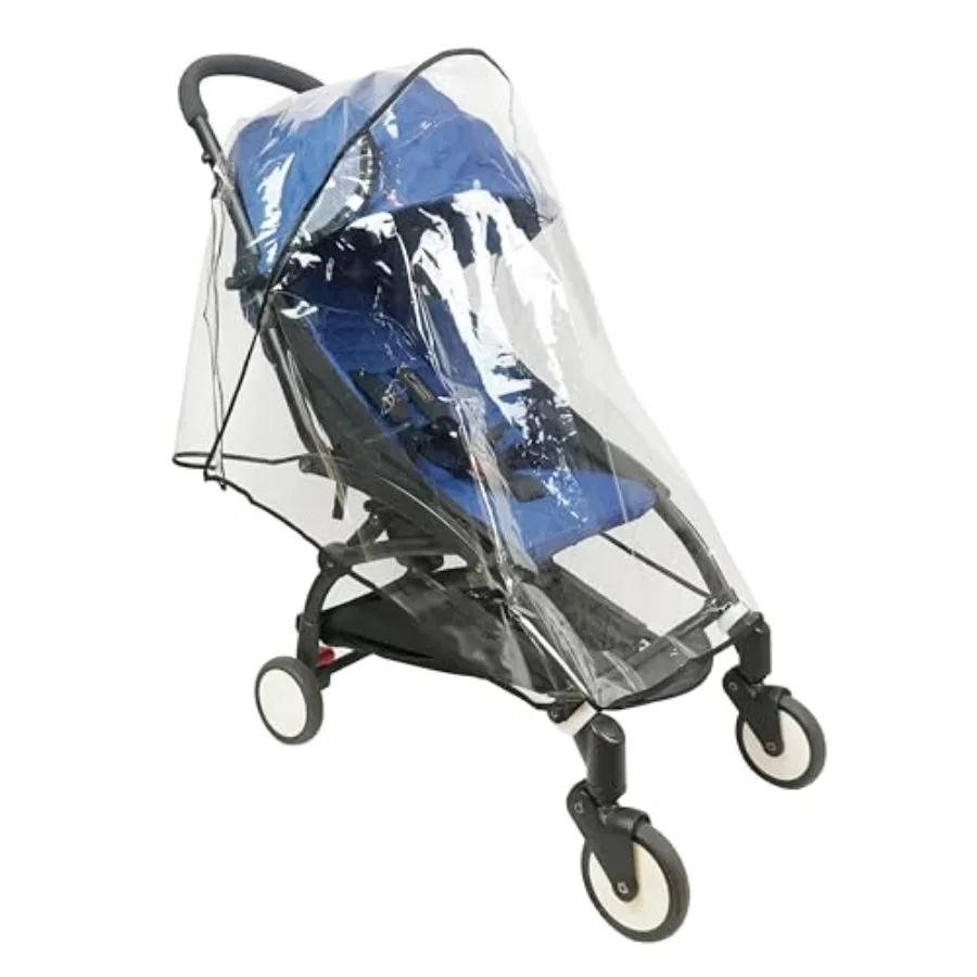 Stroller Rain Cover Universal Stroller Cover for Toddler Umbrella Stroller, Compact Travel Stroller, LLUFO Waterproof Snow Wind