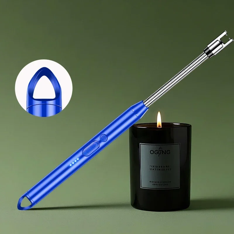 New Portable Kitchen Aromatherapy Candle Gas Stove Charging USB Lighter Ignition Gun Pulse Lighting Igniter Wholesale
