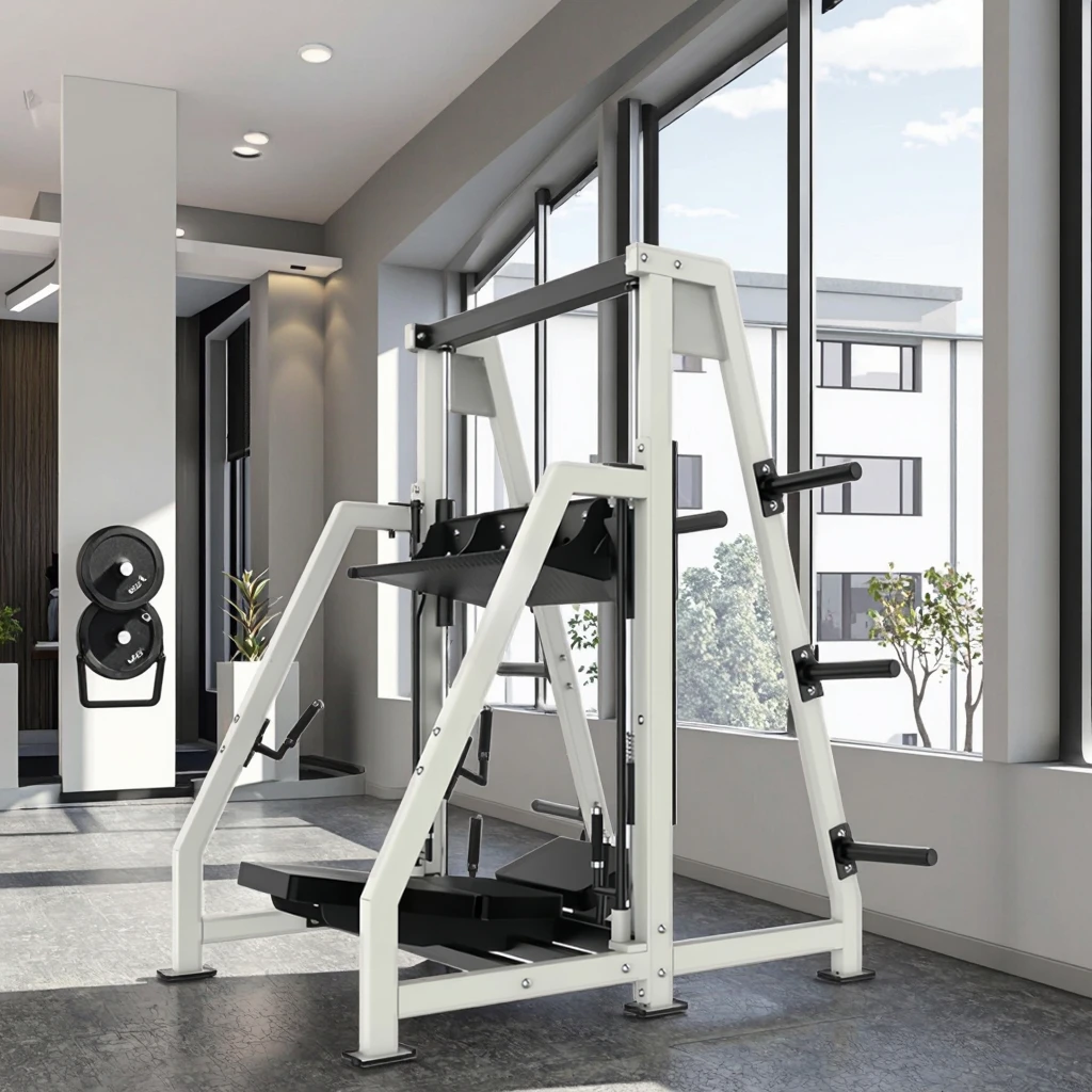 معدات صالة الألعاب الرياضية للياقة البدنية والجسم مدرب ضغط الساق العمودي 90 درجة لوحة ركلة مقلوبة محملة آلة تدريب القوة 1 #3