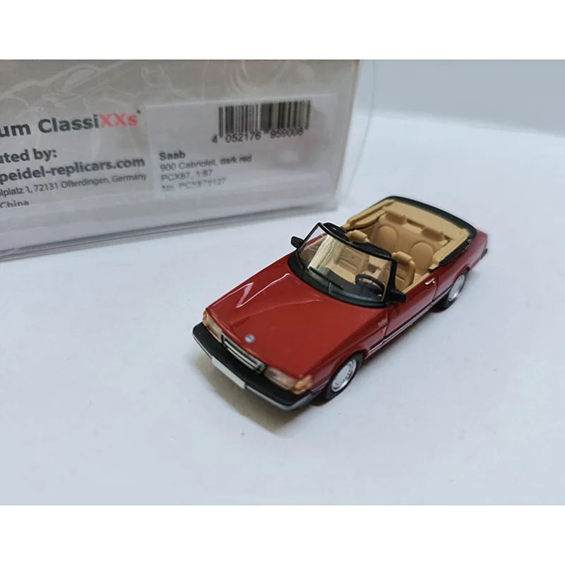 

1:87 масштаб Saab 900 Turbo пластиковая модель автомобиля коллекция украшений