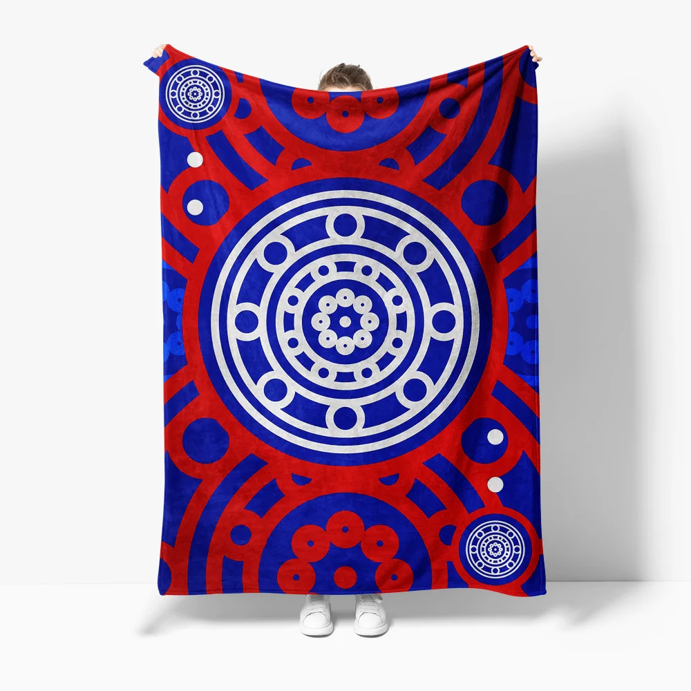 

Флисовое одеяло с ярким геометрическим узором, декоративное одеяло, мягкое, теплое, уютное одеяло для кровати, дивана, домашнего декора