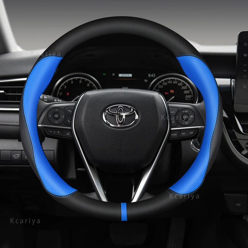 

Microfiber Leather Car Steering Wheel Cover For Toyota Prius 30 20 Prius V Prius C Prius Prime Massage Auto Accessories