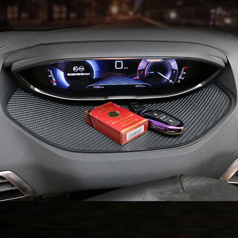 For Peugeot 3008 5008 GT 2016 2017 2018 2019 2020 2021 2022 2023 Car Dashboard Anti-Slip Pad Display Meter Mats Accessories - view 6