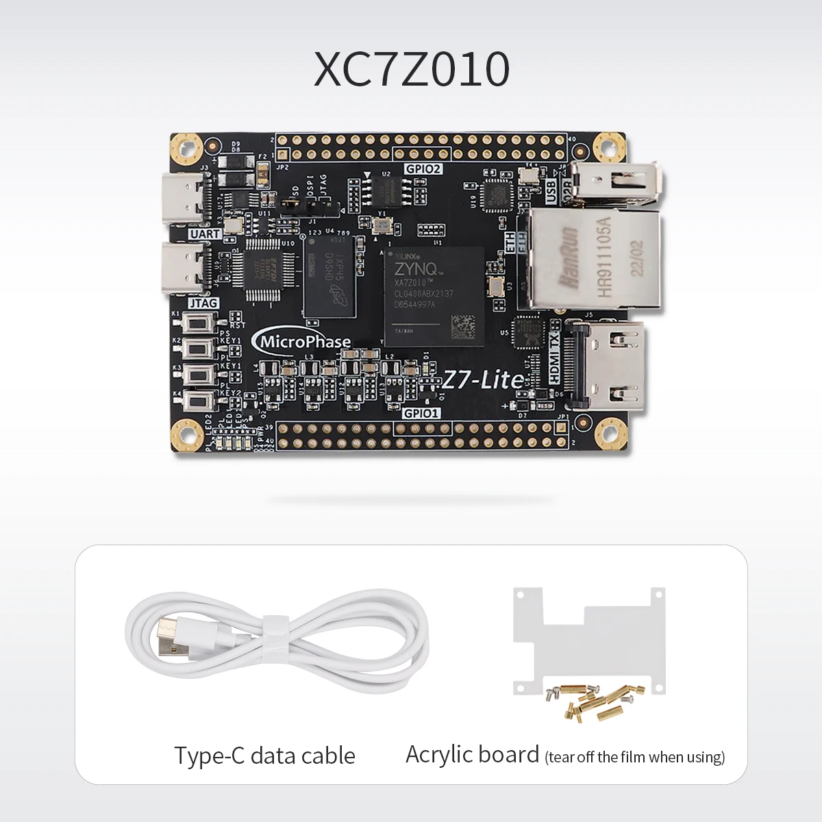 MicroPhase Z7-Lite ZYNQ Xilinx Zynq-7000 FPGA XC7Z010 XC7Z020 FPGA Development Board Kit Core Board