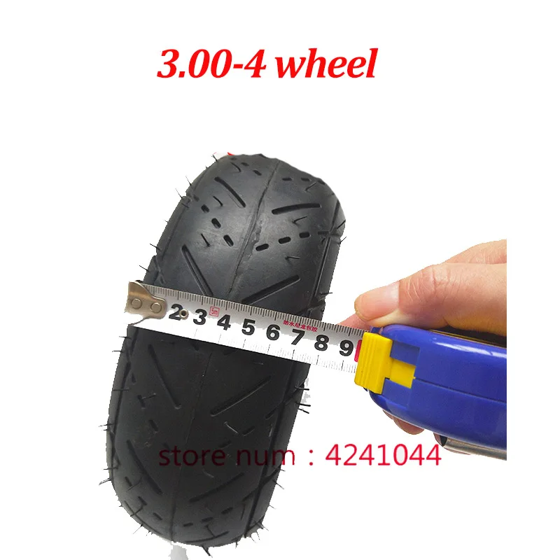 3.00-4  inch electric scooter road tire wheel 4  alloy rims hub with  tyre and inner tube for Gas  bike motorcycle