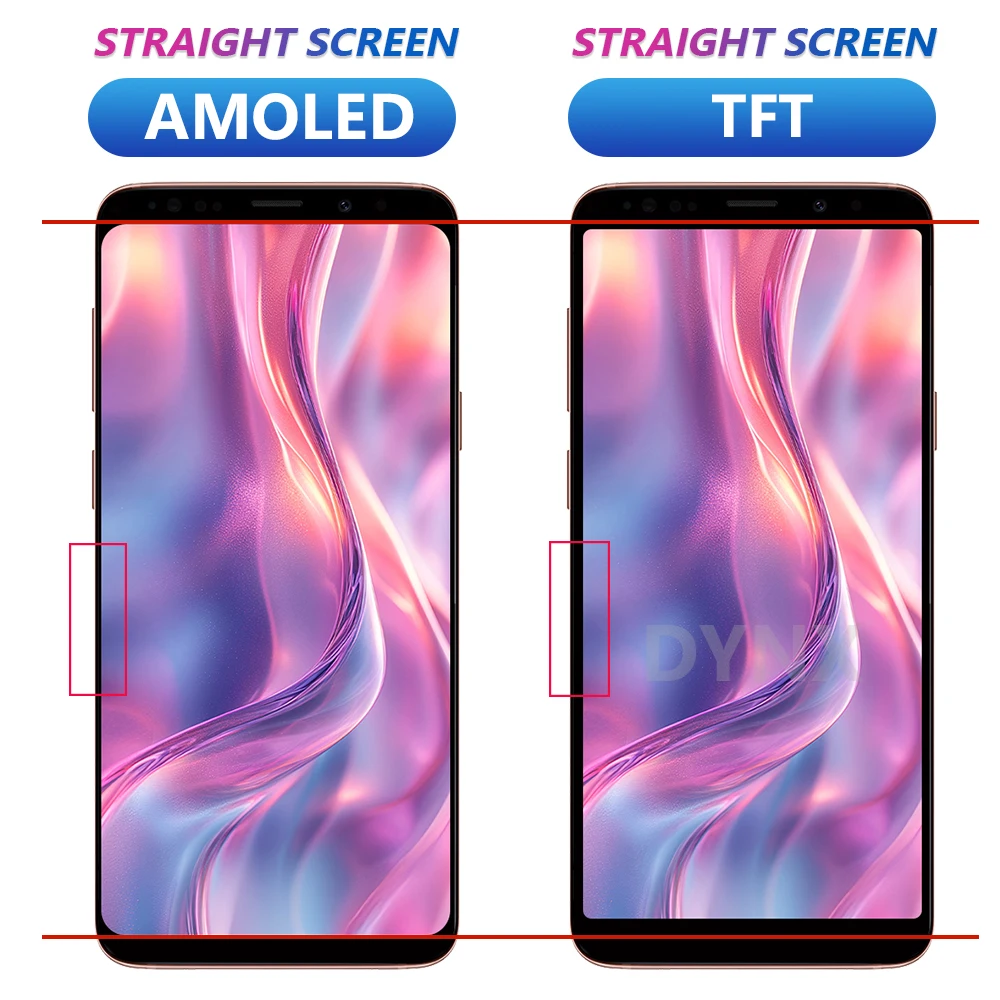 S9+ Super AMOLED Display Screen For Samsung Galaxy S9 Plus G965F G9650 LCD Display Digital Touch Screen With Frame Assembly Part
