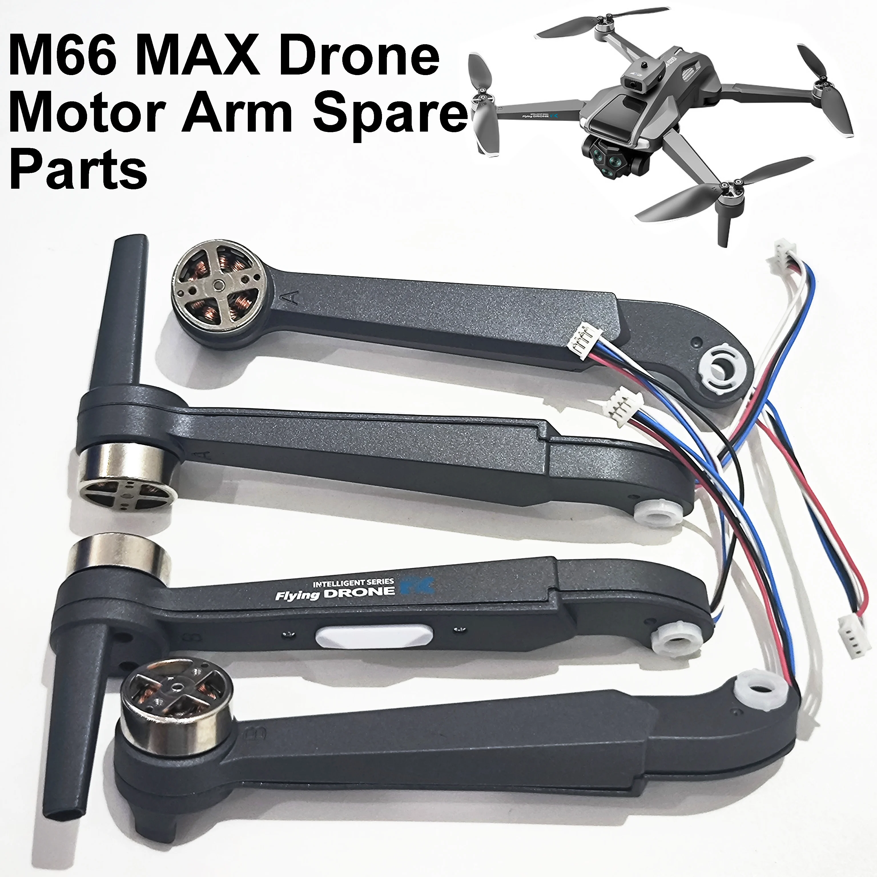 

M66MAX Drone Original Brushless Motor Arm Full Set 4PCS for M66 MAX Foldable RC Quadcopter Arm Accessory Replacement Spare Parts
