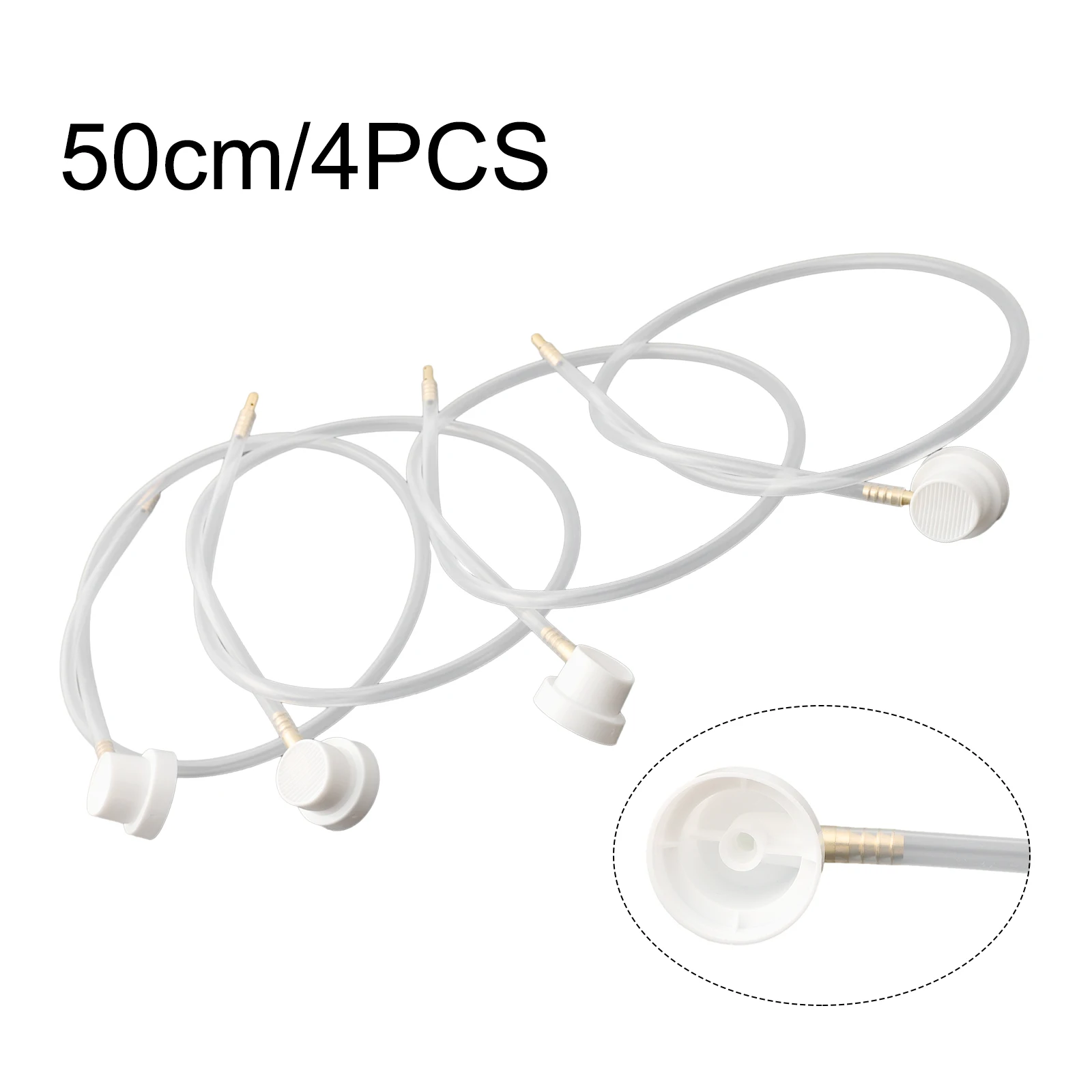 4 Pcs Fluid Film Nozzle Extension Hose For Cans Spray 50cm  For -Aerosol Cans Spray Household Gadgets