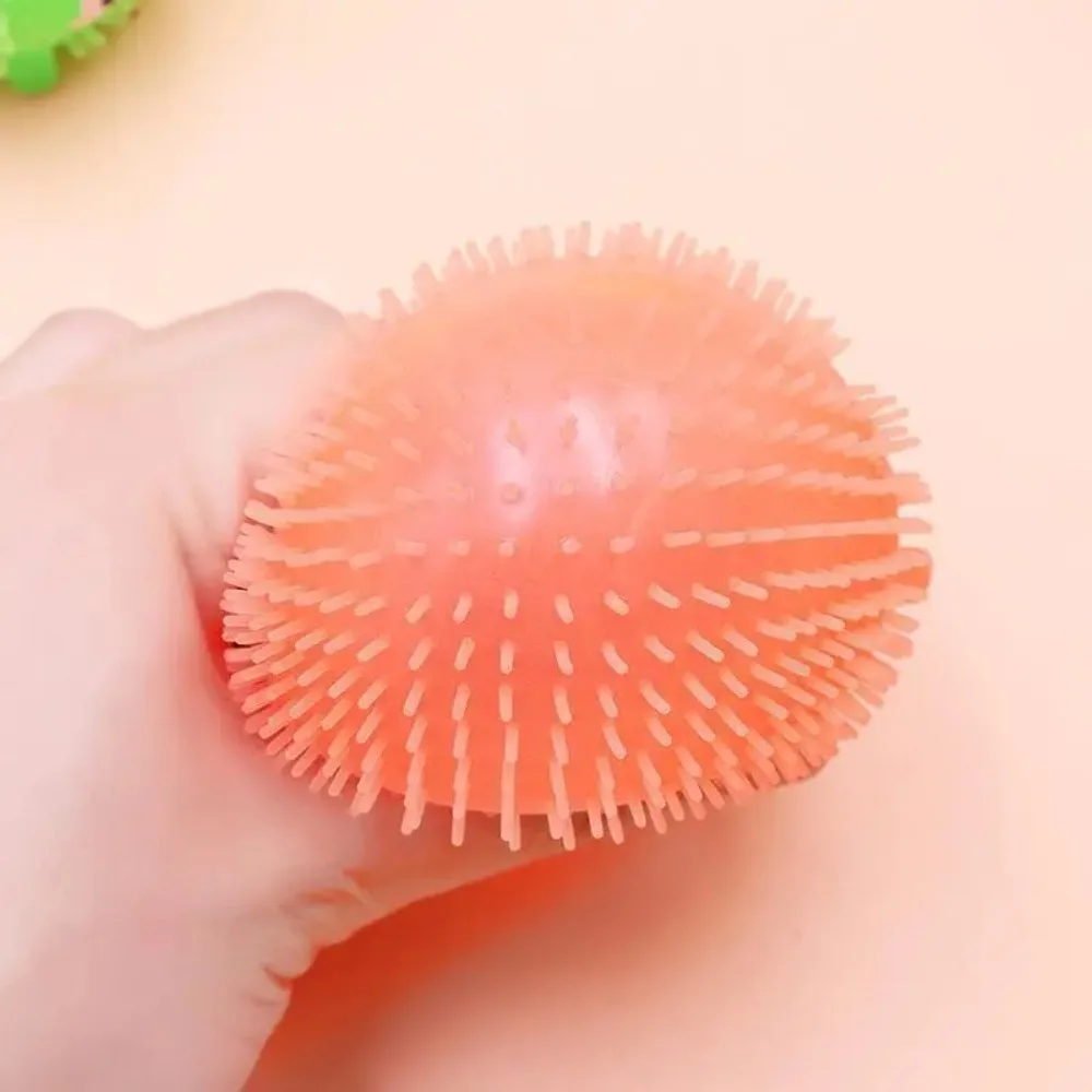 Flash Ball Niedlichen Kaninchen kinder Spielzeug Lustige Squeeze Elastische Ball Dekompression Sensorischen Pädagogisches Kognitive Spielzeug Geschenk