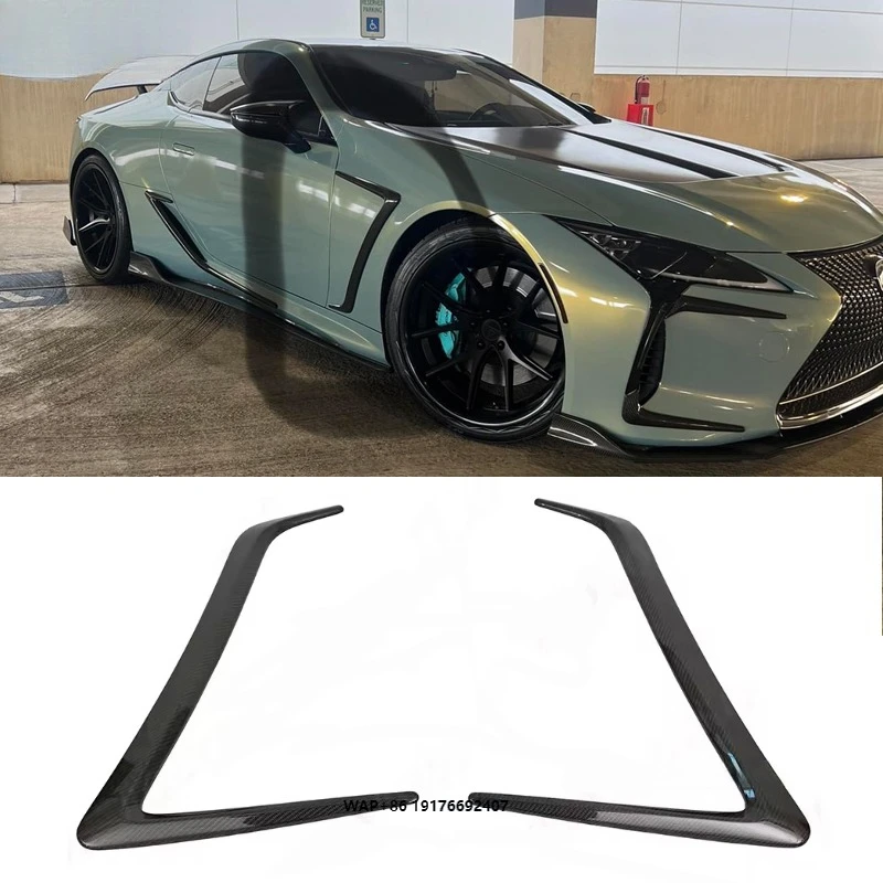 

ForLexus LC500 LC500H Hot Sales Dry Carbon Fiber RW Style Front Fender Canards Side Fender Body Kit Car Accessories