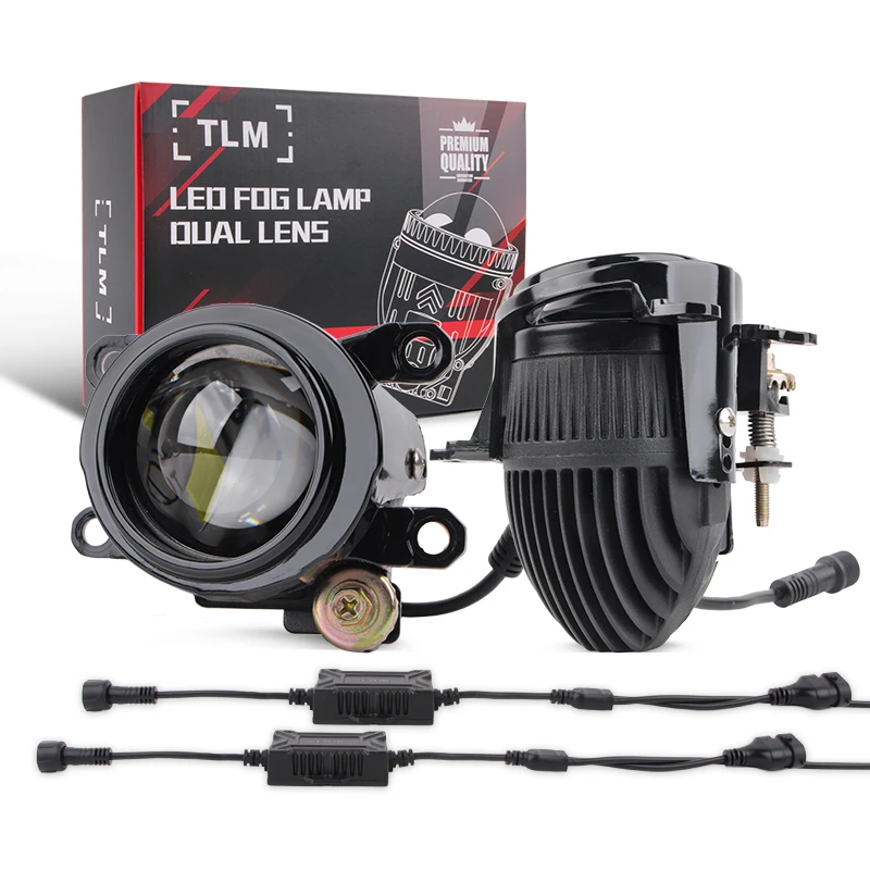 

Best-seller 2.0-Inch Dual LED projector Fog Lights High low beam Pure white light for Toyota 12V waterproof