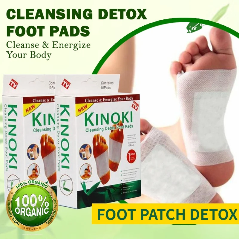 KINOKI Japan Cleaning Detox Foot Pads Cleaning Organic Patches belleza y cuidado personal Spa Accessories Feet Care Dropshipping