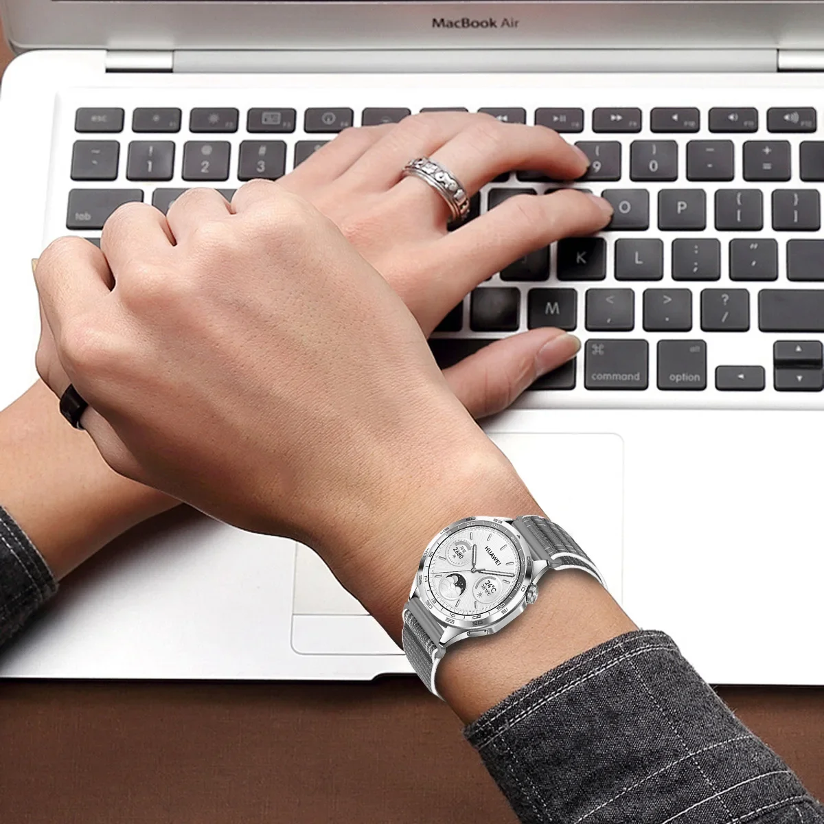 حزام نايلون لساعة سامسونج ، سوار رياضي منفرد حلقي لساعة GT3 4Pro ، 20 ، 22 ، 7 ، 6 ، 5 ، 4 ، 40 ، هواوي غالاكسي ، 46 ، سوار 2e