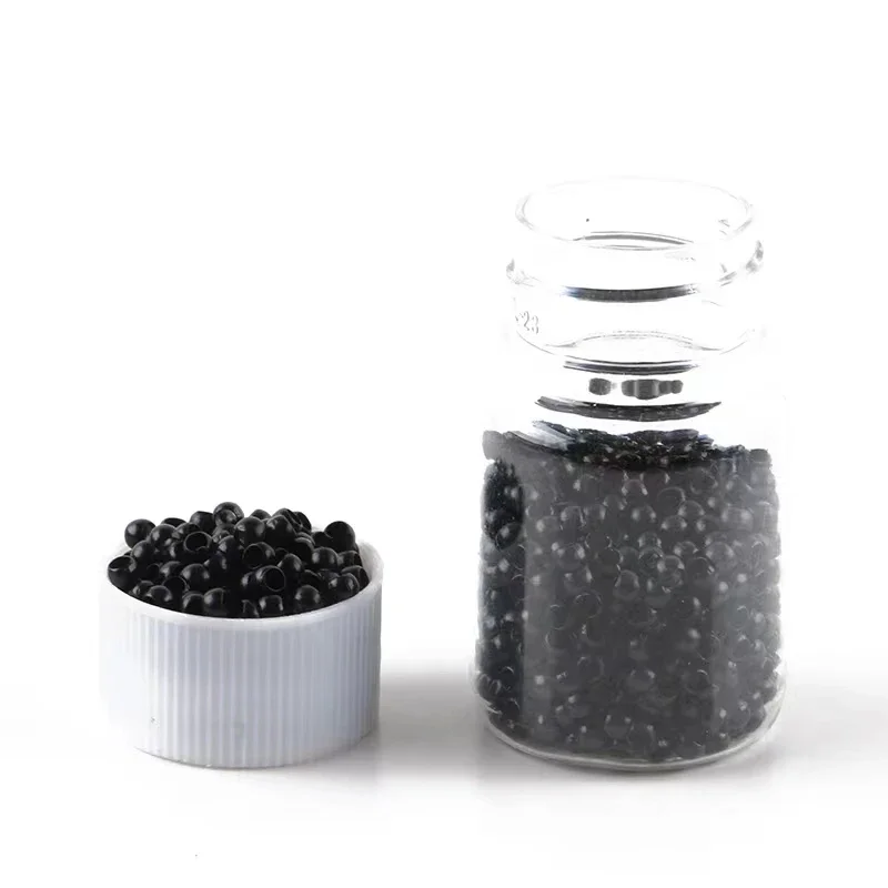 

V Light Hair Wholesale 3mm Nano Lined Beads Hair Extension Silica Microchain Beads 5mm Nano Keratin Microring