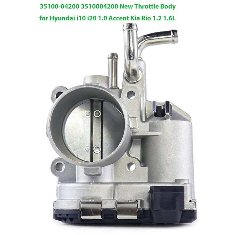 35100-04200 New Throttle Body for Hyundai i10 i20 1.0 Accent Kia Rio 1.2 1.6L Electronic Throttle Valve Assembly OE 3510004200