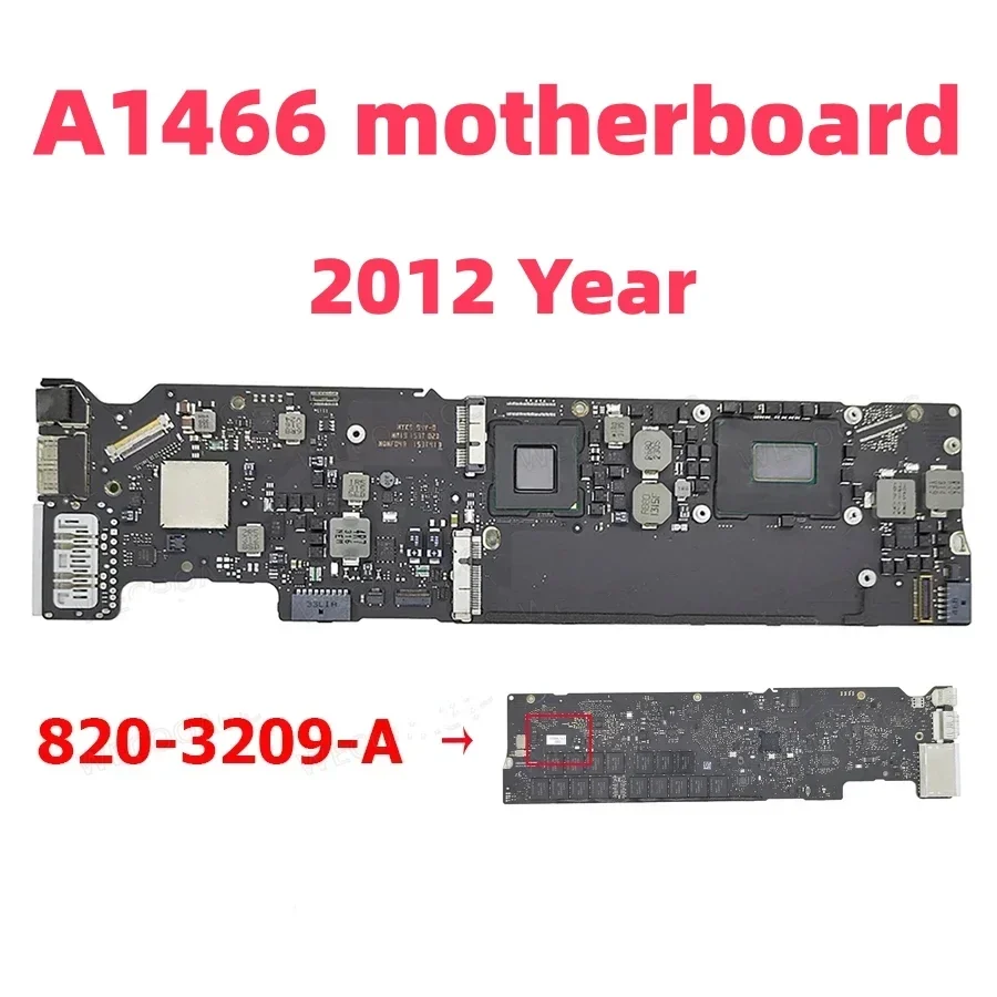 Original A1466 Motherboard For Macbook Air 13' A1466 Logic Board I5 I7 4GB 8GB 2012 2013 2014 2015 2017 Year