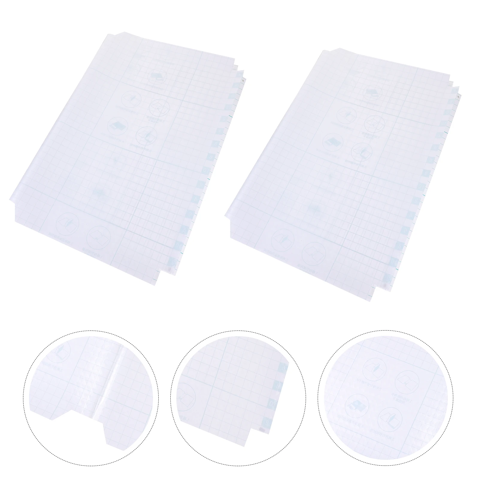 

30pcs Waterproof Book For Students Plastic Textbook Film Clear Protector Adjustable Book Sleeve Dustproof School
