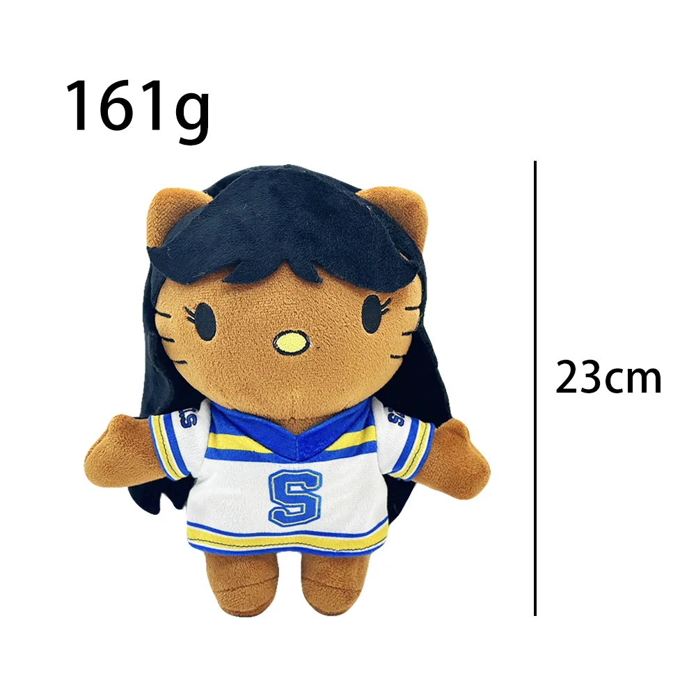 Hello Kitty as Singer SZA Plush Doll Plushies Stuffed Toys Cute Kids Boys Girls Birthday Christmas Gifts