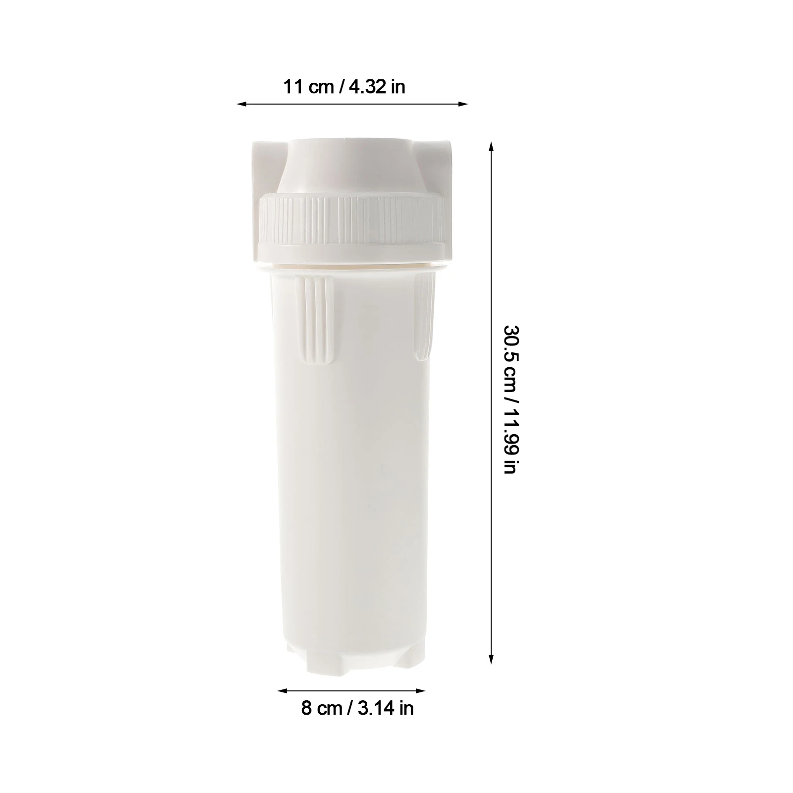 

10 Inch Food Grade PP Material Thickening Explosion Proof Water Purifier Filter Bottle Practical Use Silicone Bar